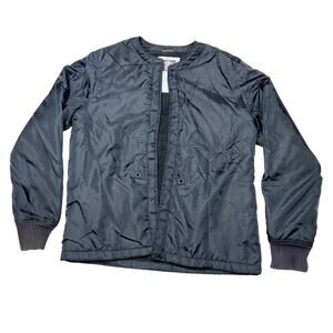 L.O.G.G x H&M Cargo Utility Jacket Type L-26 Men XL Black Open Front Eyelets
